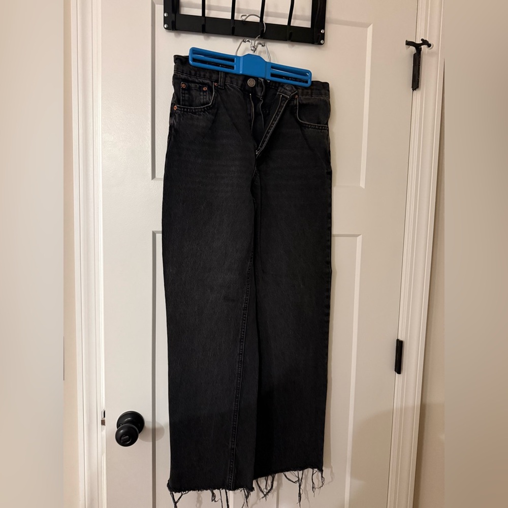 Zara Charcoal Denim Pants